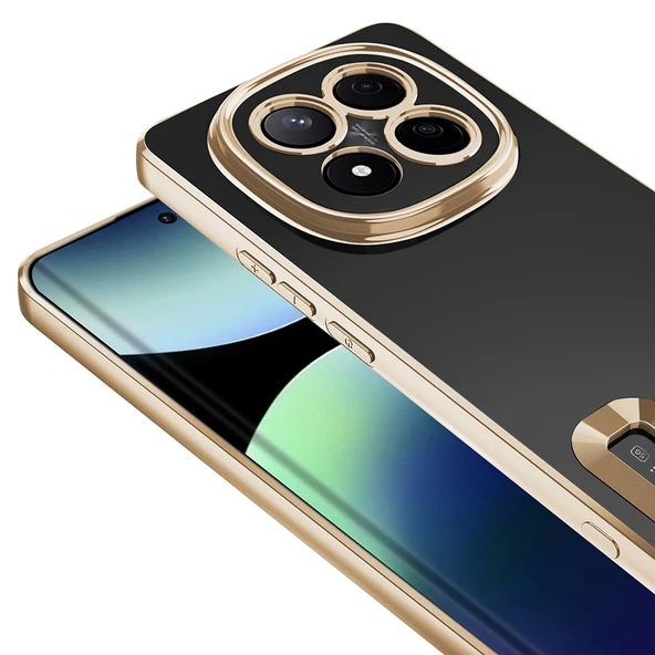 Xiaomi Redmi Note 14 Pro Plus Kılıf Kamera Korumalı Logo Gösteren Zore Omega Kapak - 11