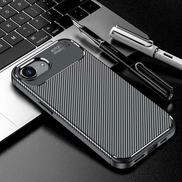 Apple iPhone 16E Kılıf Zore Negro Silikon Kapak - 9