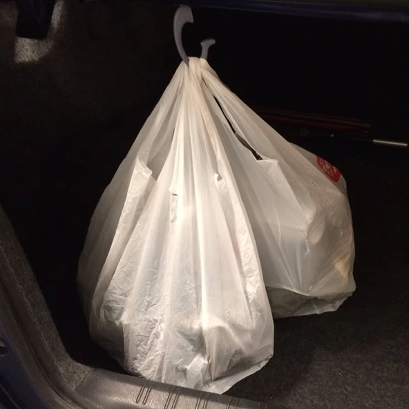 Byr Araba bagajı bakkal çanta kancası (Sadece Plastik Aparattır!!!) 3D - 2