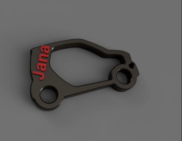 Byr Akıllı 453 Anahtar Yüzük (Sadece Plastik Aparattır!!!) 3D - Resim 4