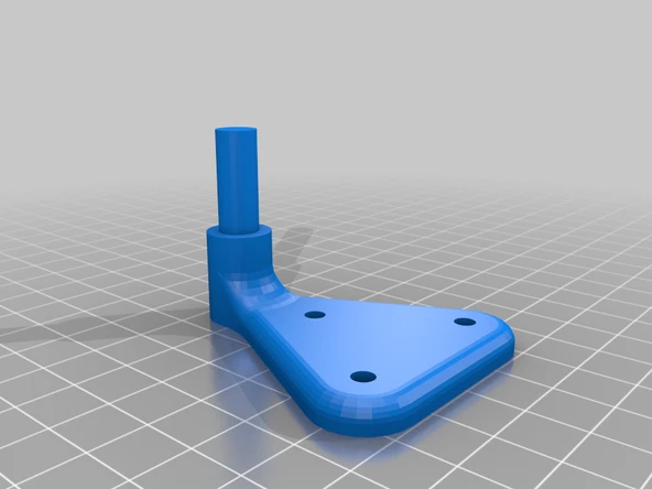 Byr Pop up far pivot braketi porsche 924 (Sadece Plastik Aparattır!!!) 3D - 2