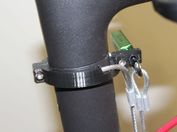 Byr Xiaomi M365 Hırsızlık önleme (Sadece Plastik Aparattır!!!) 3D - 4