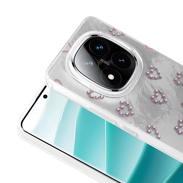 Xiaomi Redmi Note 14 Pro 4G Kılıf Kamera Korumalı Figürlü Zore Ponti Silikon Kapak - 9