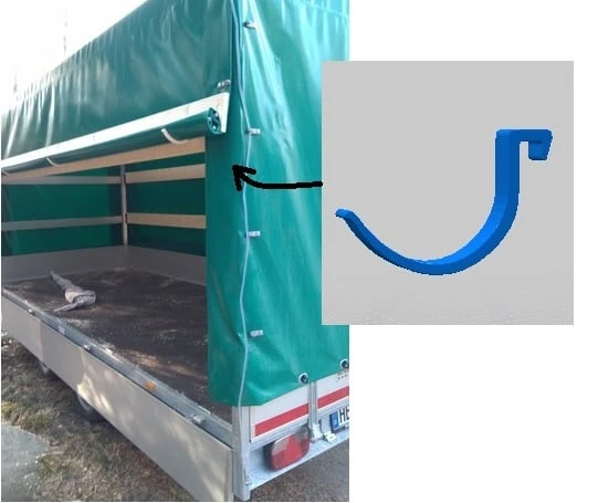 Byr Fragman Kolye Planlayıcı Silindir Kör Tutucu Plan Hook (Sadece Plastik Aparattır!!!) 3D ürün görseli 1