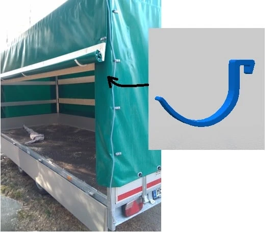 Byr Fragman Kolye Planlayıcı Silindir Kör Tutucu Plan Hook (Sadece Plastik Aparattır!!!) 3D - Resim 2