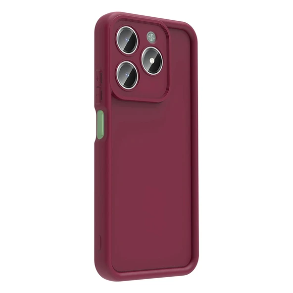Realme C61 Kılıf Kamera Korumalı Zore Ananas Kapak - 4