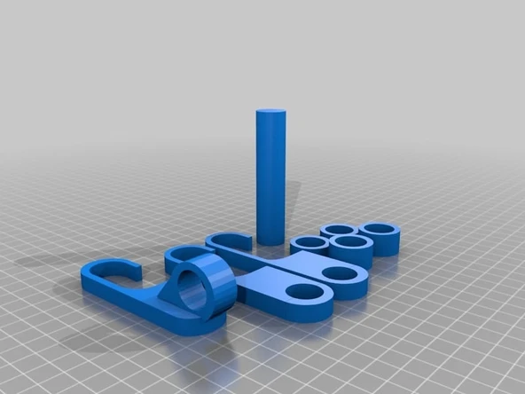 Byr Araba Çanta Kancaları (Sadece Plastik Aparattır!!!) 3D
