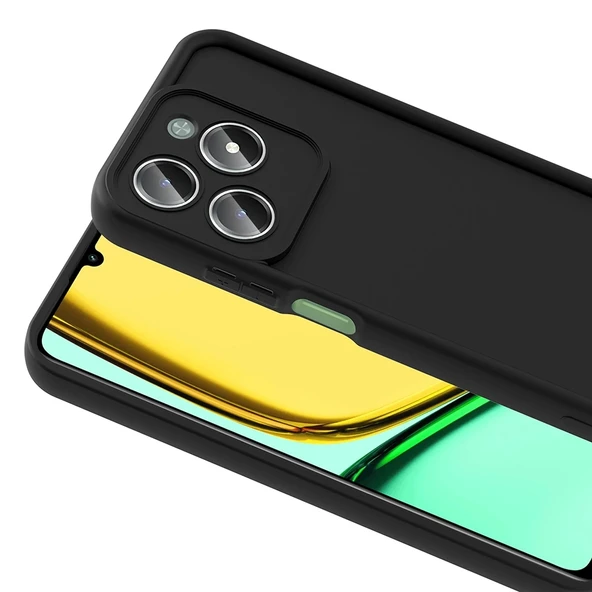 Realme C61 Kılıf Kamera Korumalı Zore Ananas Kapak - 7