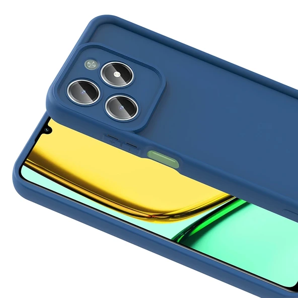 Realme C61 Kılıf Kamera Korumalı Zore Ananas Kapak - 3