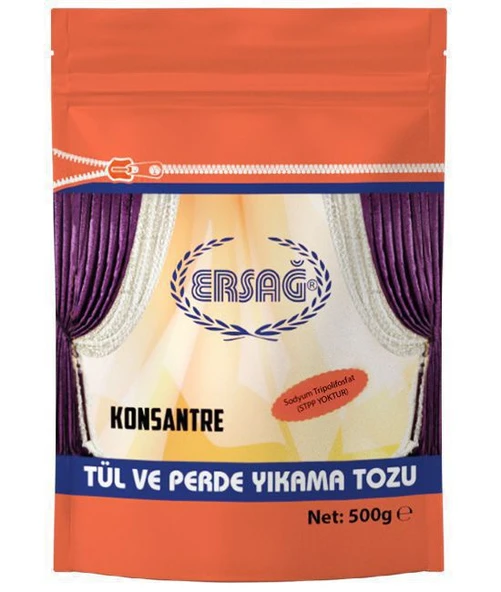 ERSAĞ TÜL VE PERDE YIKAMA TOZU 500 GR