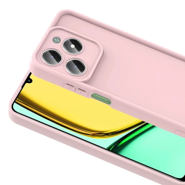 Realme C61 Kılıf Kamera Korumalı Zore Ananas Kapak - 9
