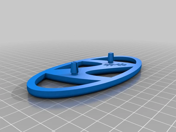 Byr Araba için yedek hyundai logosu (Sadece Plastik Aparattır!!!) 3D - 2