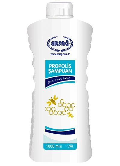 ERSAĞ PROPOLİSLİ ŞAMPUAN (NORMAL-KURU SAÇLAR) 1000 ML