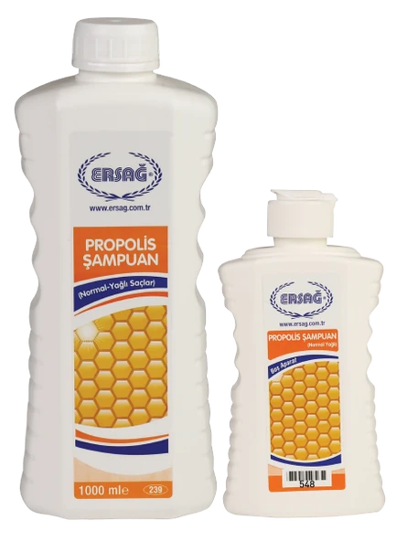ERSAĞ APARATLI PROPOLİSLİ (NORMAL-YAĞLI) ŞAMPUAN 1000 ML