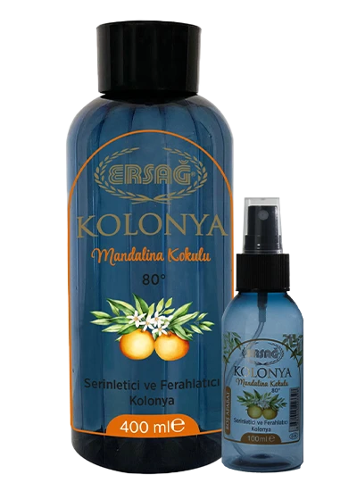ERSAĞ APARATLI KOLONYA (MANDALİNA KOKULU) 400 ML.