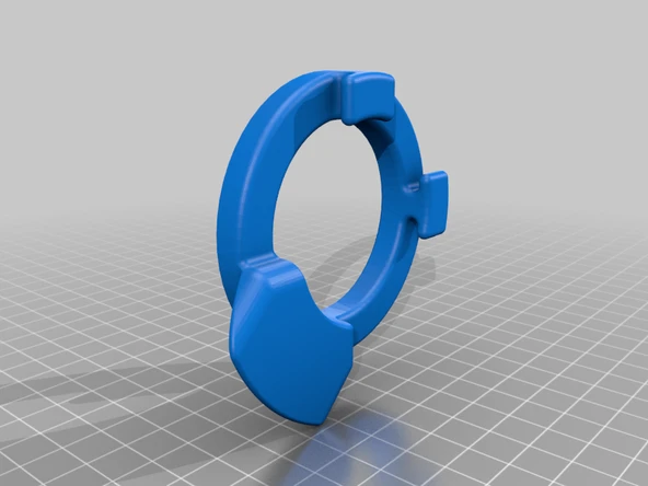 Byr LPG gaz pompası basma düğmesi tutucusu (Sadece Plastik Aparattır!!!) 3D - 4