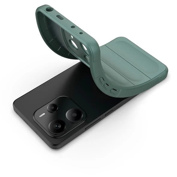 Xiaomi Redmi Note 14 4G Kılıf Esnek TPU Oyuklu Arka Yüzey Tasarımlı Zore Etnik Silikon Kapak - 6