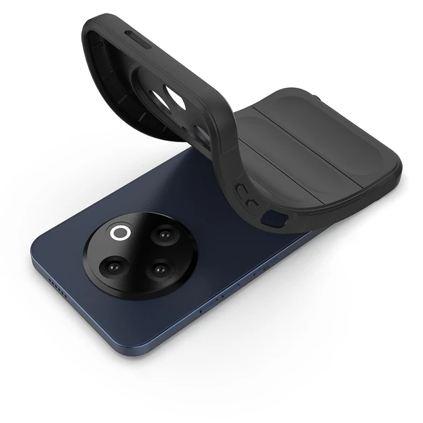 Tecno Spark 30C 4G Kılıf Esnek TPU Oyuklu Arka Yüzey Tasarımlı Zore Etnik Silikon Kapak - Resim 2