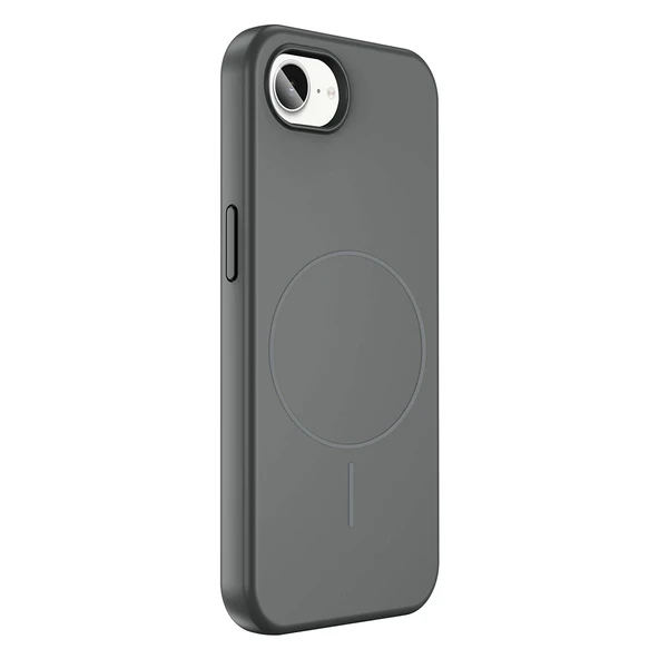 Apple iPhone 16E Kılıf M-safe Şarj Özellikli Sıvı Teknolojili Silinebilir Sert Zore Kivi Kapak - 6