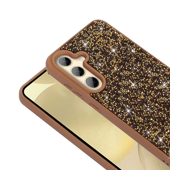 Galaxy A35 Kılıf Parlak Taşlı Tasarım Zore Pırlanta Kapak - 11
