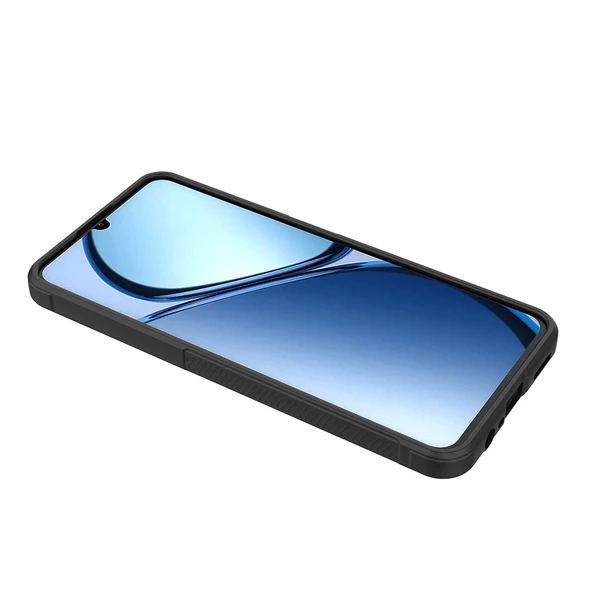 Realme C61 Kılıf Esnek TPU Oyuklu Arka Yüzey Tasarımlı Zore Etnik Silikon Kapak - 6