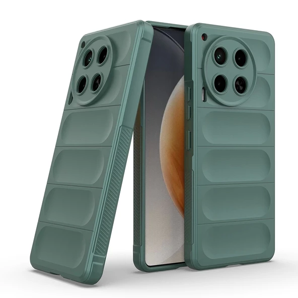 Tecno Spark 30 4G Kılıf Esnek TPU Oyuklu Arka Yüzey Tasarımlı Zore Etnik Silikon Kapak - 9