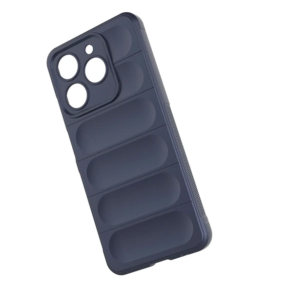 Realme C61 Kılıf Esnek TPU Oyuklu Arka Yüzey Tasarımlı Zore Etnik Silikon Kapak - 7