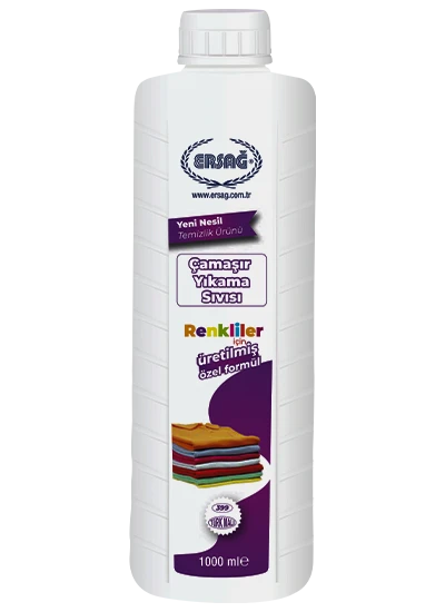 ERSAĞ ÇAMAŞIR YIKAMA SIVISI-RENKLİLER İÇİN 1000 ML.