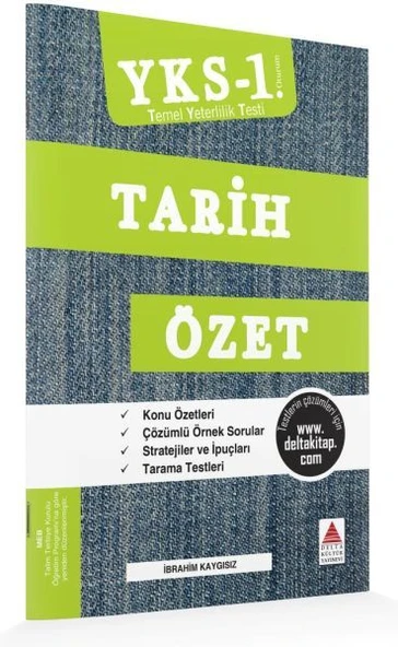 Delta Kültür YKS 1. Oturum Tarih Özet (TYT)