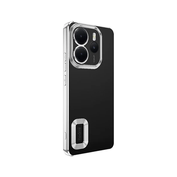 Xiaomi Redmi Note 14 4G Kılıf Kamera Korumalı Logo Gösteren Zore Omega Kapak - 9