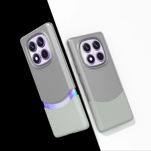 Xiaomi Redmi Note 14 Pro 4G Kılıf Mıknatıslı Zore Duble Kapak