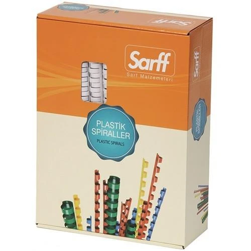 Sarff Spiral Plastik 45 SY 8 MM Beyaz (100 lÜ) 15202011