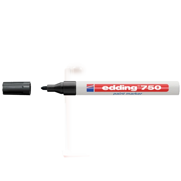 Edding Markör Boya Dekor Yuvarlak Uçlu 2-4 MM Siyah (10 adet) 750