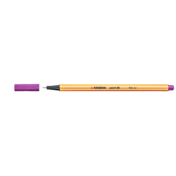 Stabilo Keçe Uçlu İnce Kalem  ( 10 adet) 88 Point 0.4 MM Lila 88/58