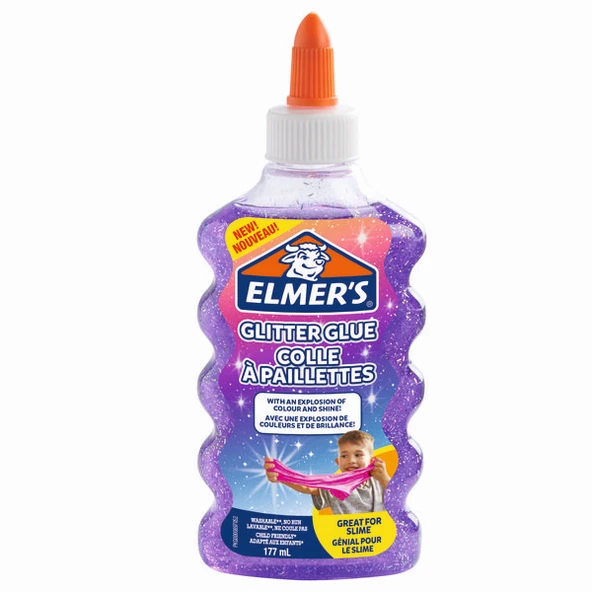 Elmers Simli Yapıştırıcı Mor 177 ML EL-2077253-3-LI-PKT