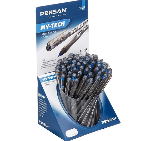 Pensan Tükenmez Kalem My-Tech 1.0 MM Mavi (60 LI) 2250