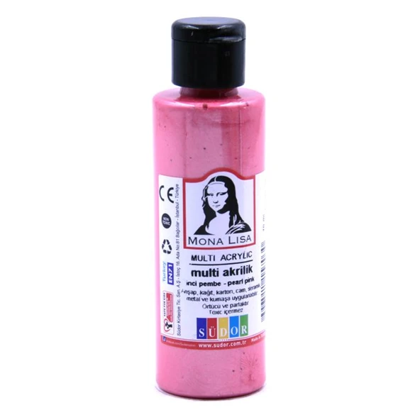 Monalisa Multi Akrilik 70 ML Fosforlu Pembe (12 Li Paket)