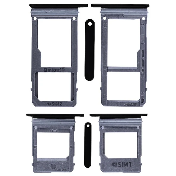 Samsung Galaxy A5 A520 (2017) Sim Hafıza Kart Kapağı-siyah ürün görseli 1