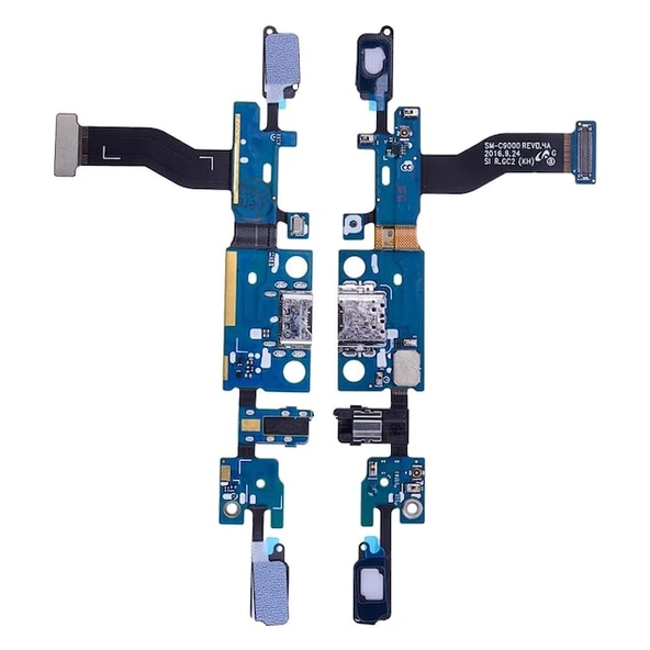 Galaxy C9 Pro Şarj Kulalık Soket Mikrofon Flimi