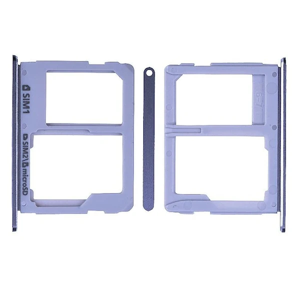 Samsung Galaxy A5 A510 (2016) Sim Hafıza Kart Kapağı-füme ürün görseli