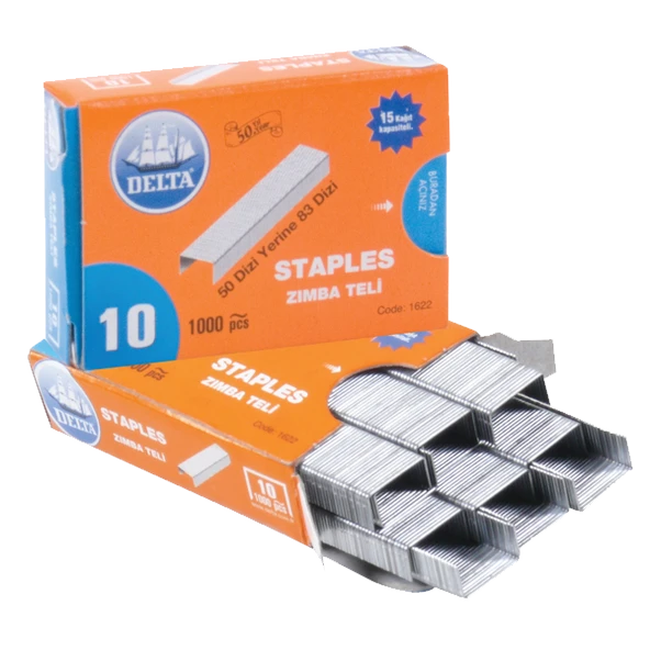 Delta Zımba Teli 1000 Lİ No:10 Beyaz 1622 (10 paket) - 2