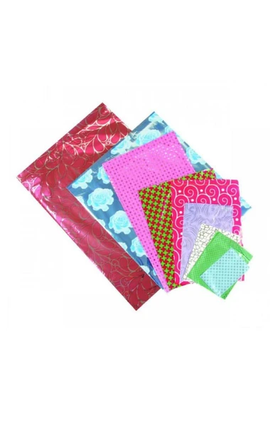 San Hazır Ambalaj Poşeti Metalize Yapışkanlı 100 LÜ 17x25-1-LI-PKT