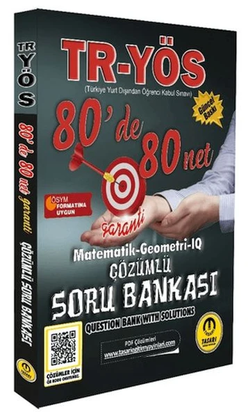 Tasarı  2025 TR YÖS Matematik-Geometri-IQ 80 De 80 Net ürün görseli 1