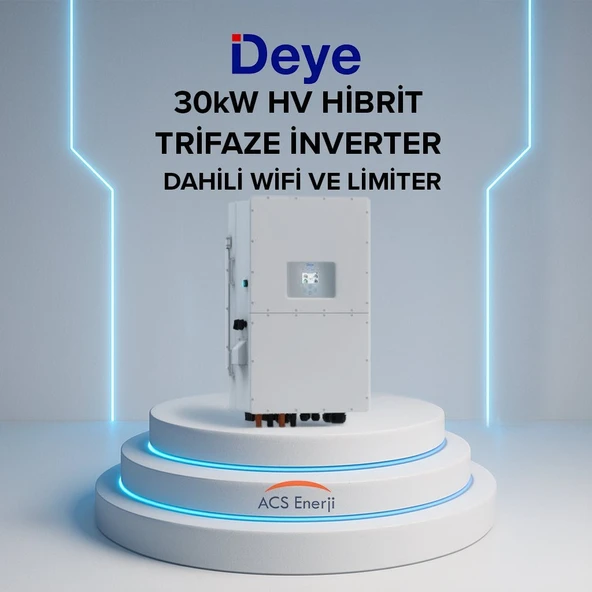 Deye 30KW HİBRİT TRİFAZE İNVERTER HV - Resim 2