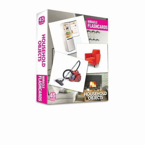 Miracle Flashcards Household Objects (45 Cards)