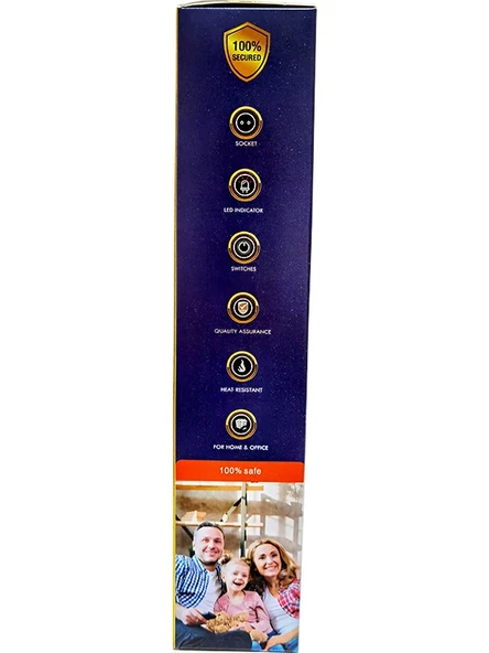 Termal Akım Korumalı GB-103 Uzatma Kablosu MG-101 10A-2500W - 4