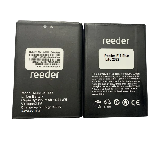 Reeder P13 Blue Lite 2022 Pil Batarya ürün görseli