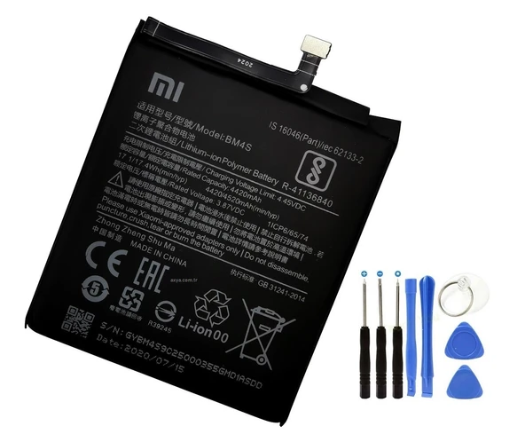 Xiaomi Redmi 10X Pro Pil Batarya BM4S ve Tamir Set ürün görseli
