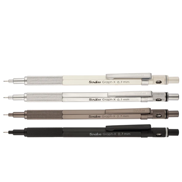 Scrikss Versatil Kalem Graph-X Metal Renkler 0.7 MM  16 LI
