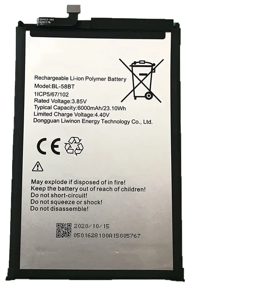 Tecno Spark 6 Air Pil Batarya BL-58BT ürün görseli